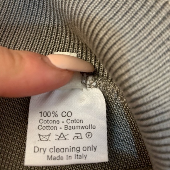 Sonia Rykiel Grey Knit 100% Cotton Midi Skirt - Picture 6 of 9